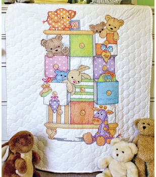 stamped cross stitch kits